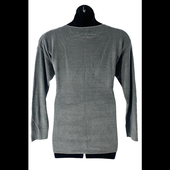 Barefoot Dreams CozyChic Ultra Lite Dockside Pullover Dolphin Blue - Regular - Picture 2 of 3